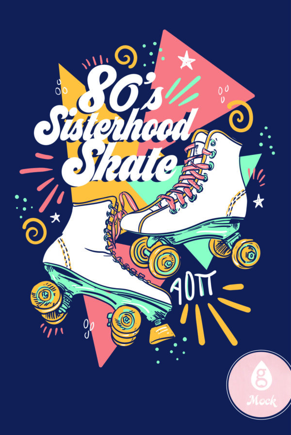 Alpha Omicron Pi 80's Sisterhood Skate