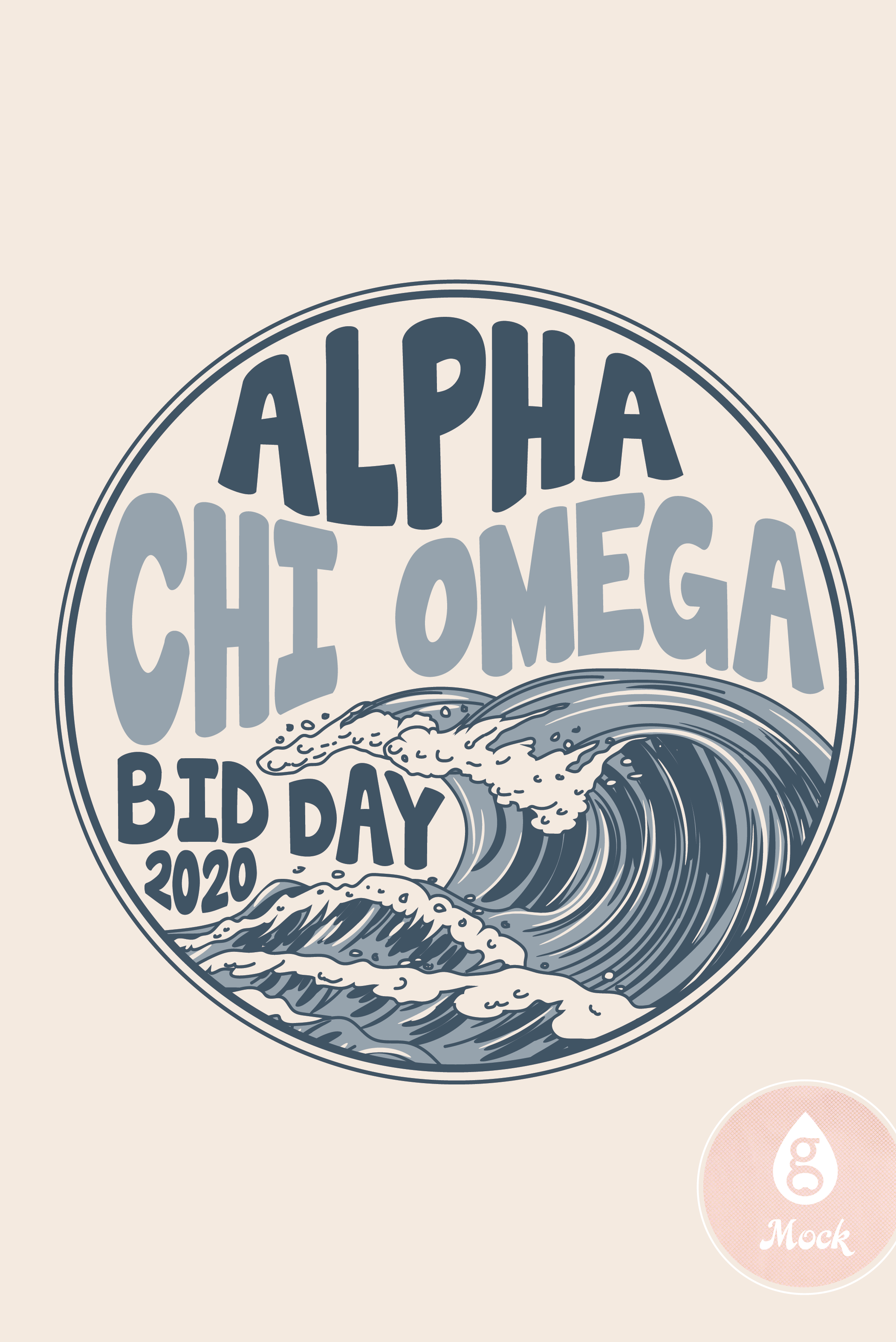 Alpha Chi Omega Bid Day Beach