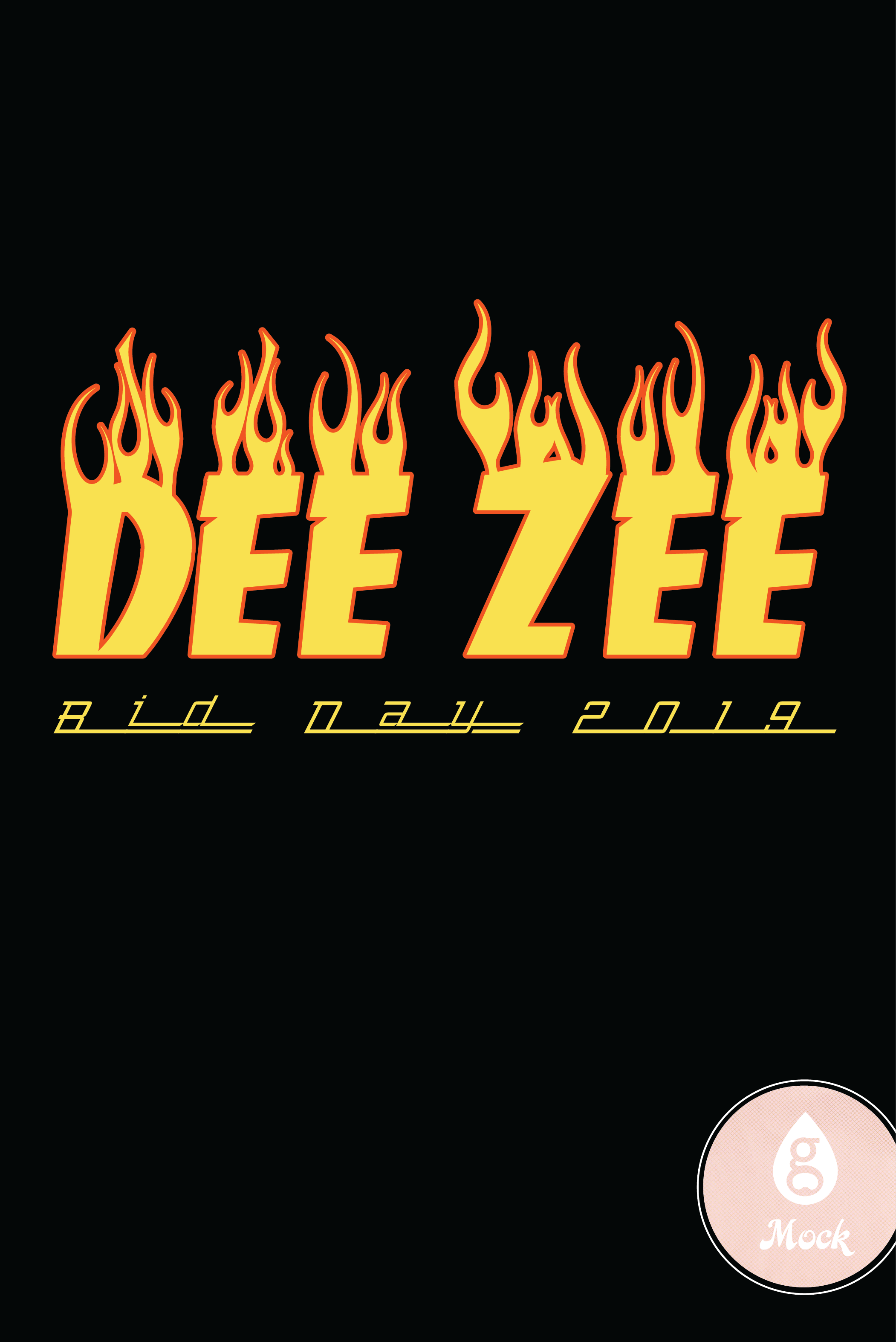 Delta Zeta Flames Bid Day