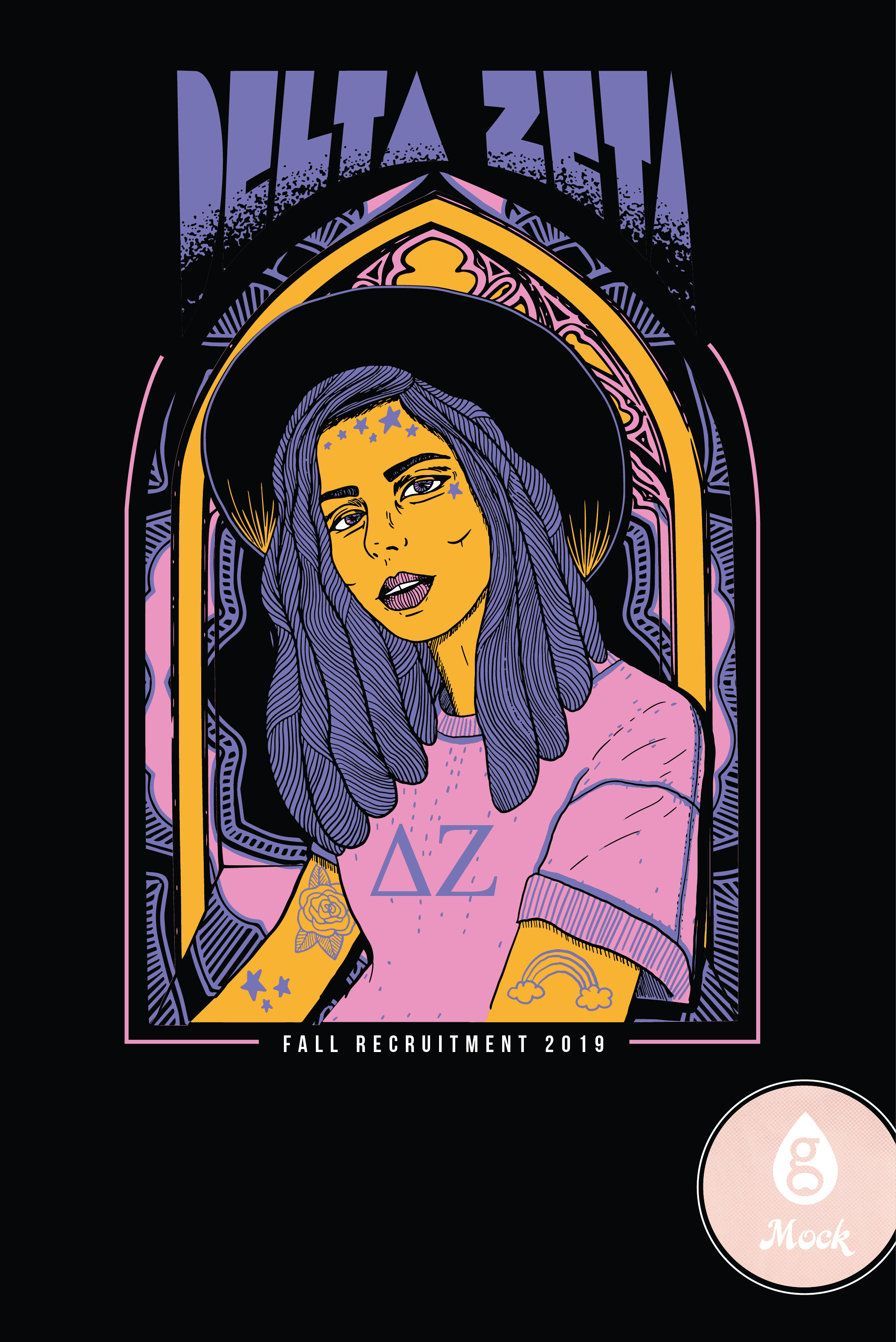 Delta Zeta Halloween Witch