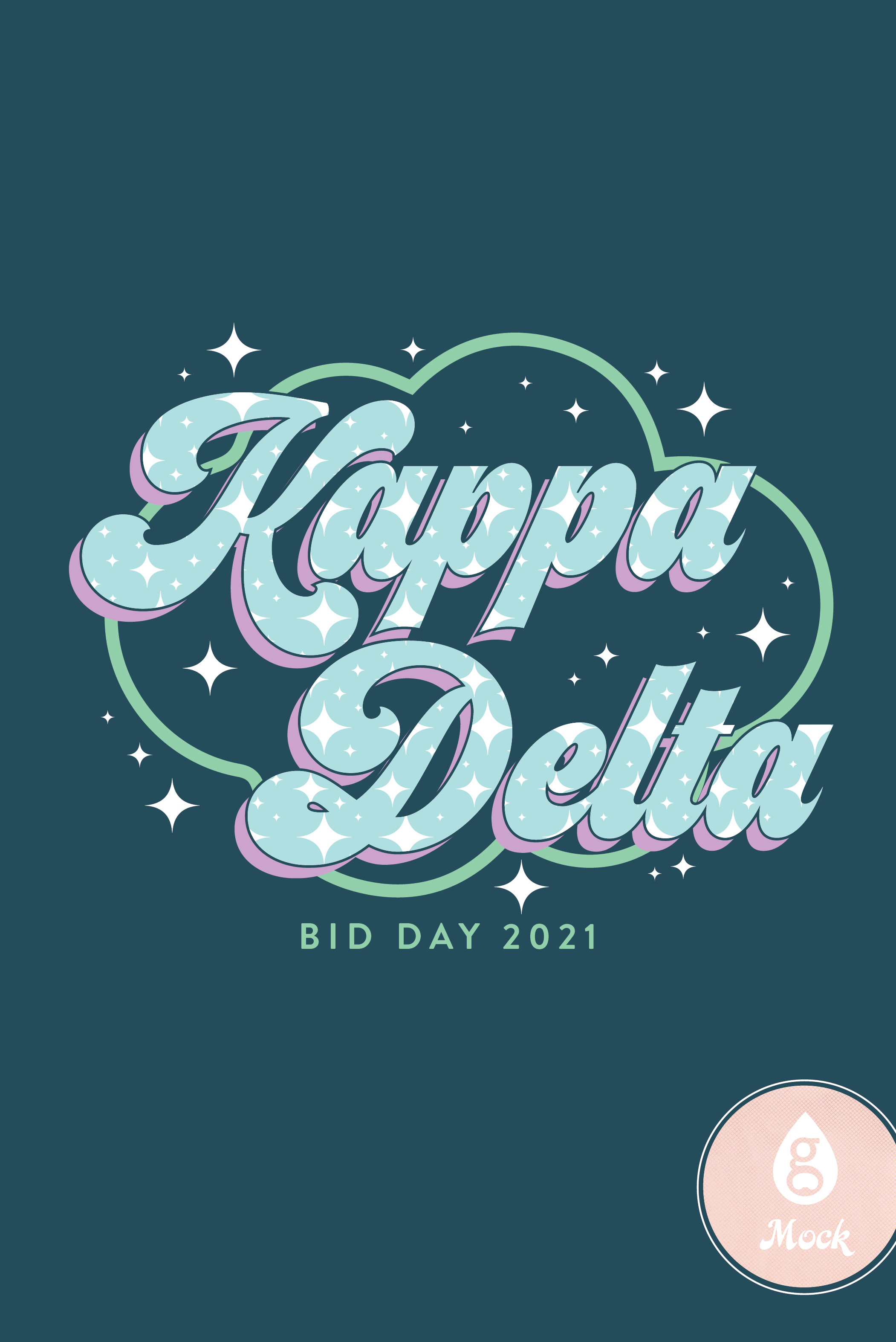 Kappa Delta Bid Day Cloud