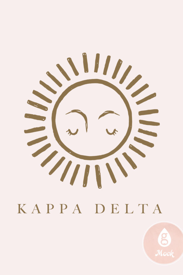 Kappa Delta Sisterhood Golden Sun