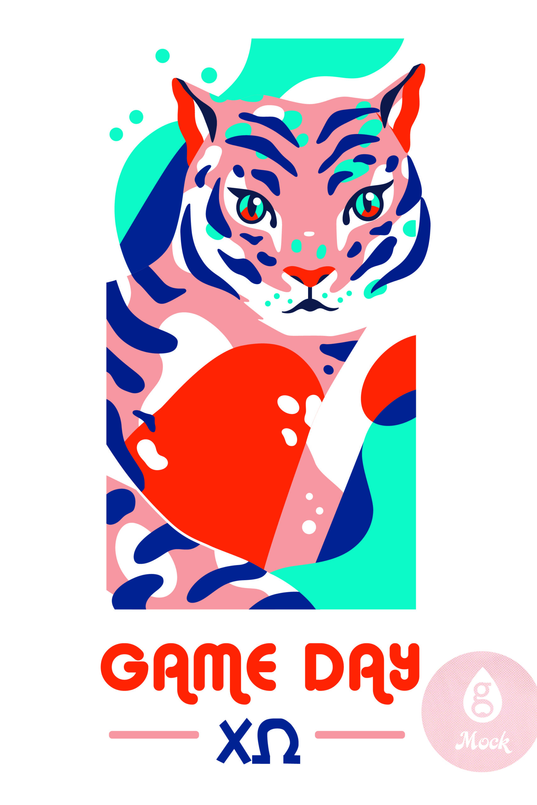Chi Omega Game Day Tiger